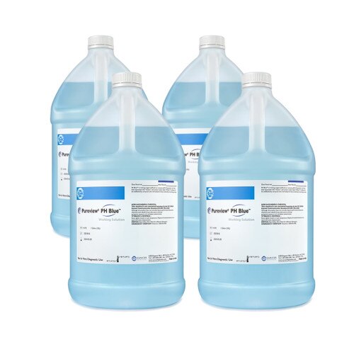 Pureview® pH Blue™ 1 Gallon Working Solution Case of 4